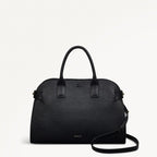 The Rathbone Leather Open Top Grab Bag in Black - 110285