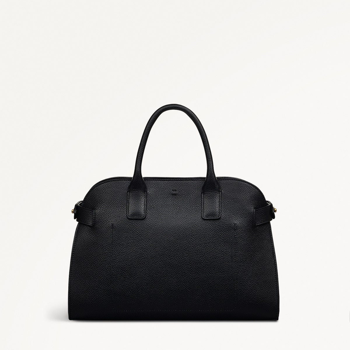 The Rathbone Leather Open Top Grab Bag in Black - 110285