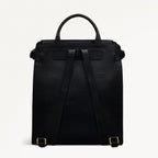 The Rathbone Large Flapover Backpack Black - 110288