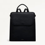The Rathbone Large Flapover Backpack Black - 110288