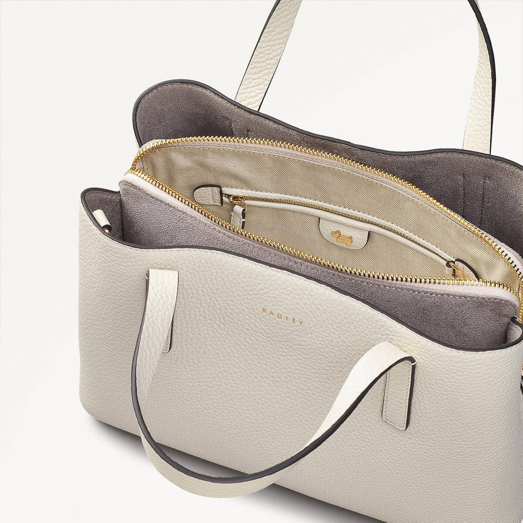 Dukes Place Medium Ziptop Grab Chalk - 110615