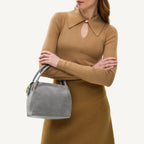 Ivydale Road Leather Small Ziptop Cross Body Bag in Artichoke - 110676