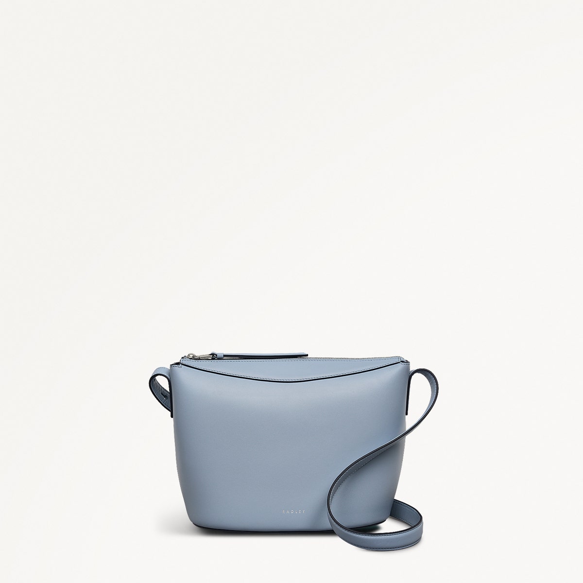 The Kensal Small Ziptop Cross Body Smoke Blue - 110814