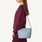 The Kensal Small Ziptop Cross Body Smoke Blue - 110814