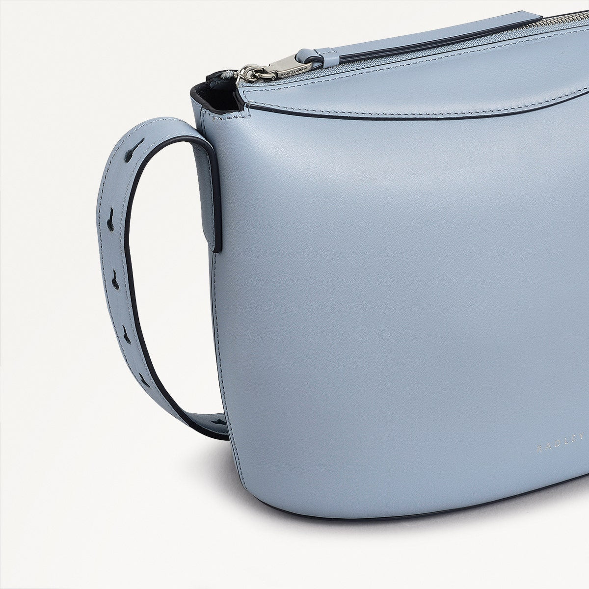 The Kensal Small Ziptop Cross Body Smoke Blue - 110814