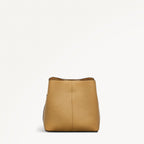 Dukes Place Leather Medium Compartment Cross Body Bag in Pecan - 111381