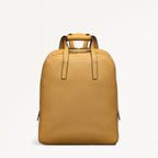 Dukes Place Leather Medium Zip Around Backpack in Pecan - 111383