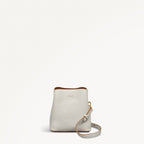 Dukes Place Leather Small Compartment Cross Body Bag in Chalk - 111386