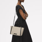 Oak Street Leather Medium Ziptop Grab Bag in Natural - 111400