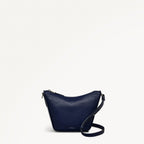 Oak Street Leather Small Ziptop Cross Body Bag in Evenfall - 111401