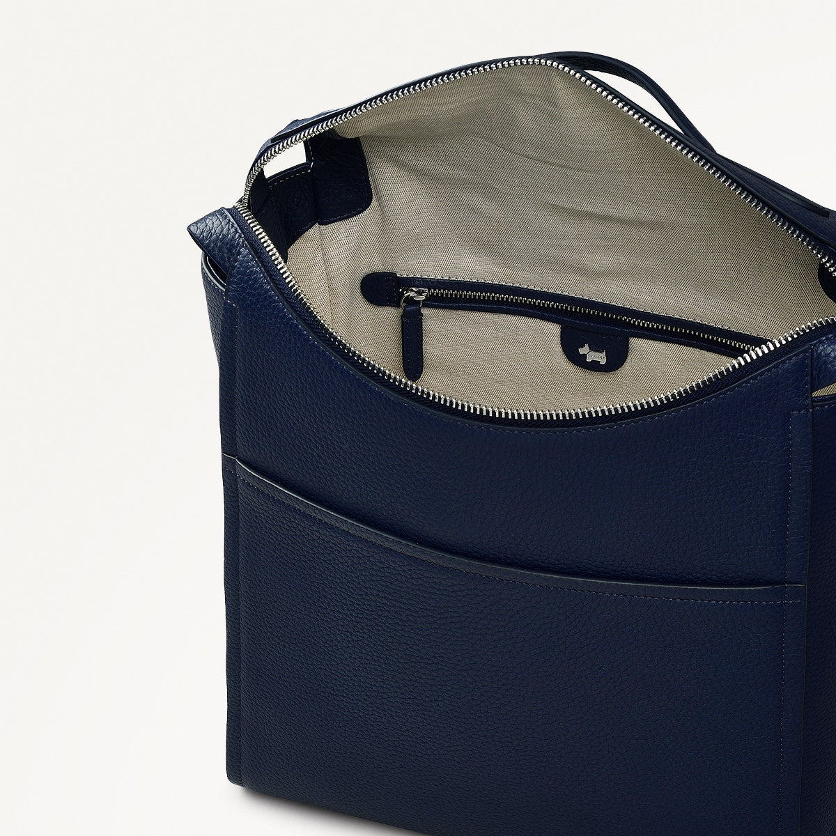 Oak Street Leather Medium Ziptop Backpack in Evenfall - 111403