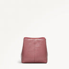 Dukes Place Leather Medium Compartment Cross Body Bag in French Rose - 111409