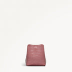 Dukes Place Leather Small Compartment Cross Body Bag in French Rose - 111411