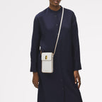 Threadneedle Street Leather Medium Phone Cross Body Bag in Chalk - 111417