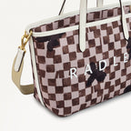 Southwell Gardens Fabric Medium Open Top Grab Bag in Stone - 111443