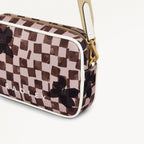 Southwell Gardens Fabric Small Ziptop Cross Body Bag in Stone - 111444