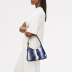 Westwell Lane Leather Small Ziptop Grab Bag in Evenfall - 111451