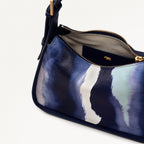 Westwell Lane Leather Small Ziptop Grab Bag in Evenfall - 111451