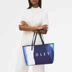 Southwell Gardens Fabric Large Open Top Tote Bag in Ink - 111457