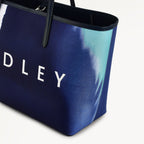 Southwell Gardens Fabric Large Open Top Tote Bag in Ink - 111457