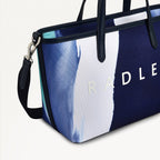 Southwell Gardens Fabric Medium Open Top Grab Bag in Ink - 111458