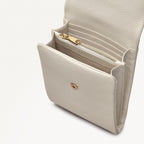 Mallow Street Leather Medium Phone Cross Body Bag in Chalk - 111477