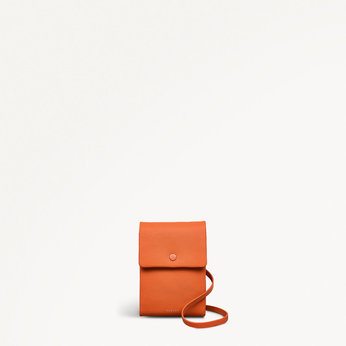 Mallow Street Leather Medium Phone Cross Body Bag in Orange Peel - 111478