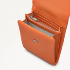 Mallow Street Leather Medium Phone Cross Body Bag in Orange Peel - 111478