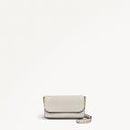 The Rathbone Leather Large Phone Cross Body Bag in Chalk - 111481