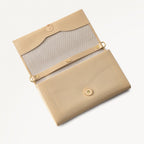 The Kensal Leather Large Phone Cross Body Bag in Stone - 111513