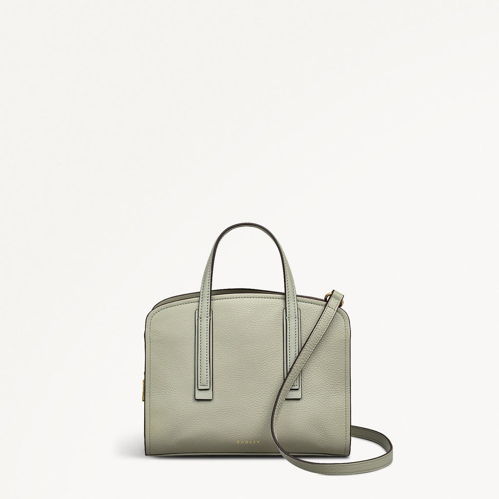 Arragon Row Fabric Small Zip Around Grab Bag in Drizzle - 111711