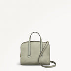 Arragon Row Fabric Small Zip Around Grab Bag in Drizzle - 111711