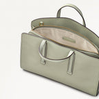 Arragon Row Fabric Medium Zip Around Grab Bag in Drizzle - 111714