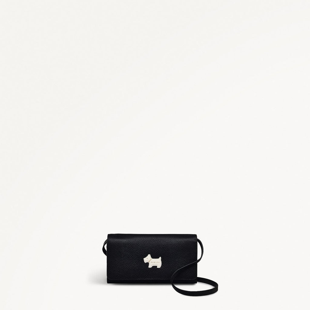Loyal Radley Leather Large Phone Cross Body Bag in Black - 111879