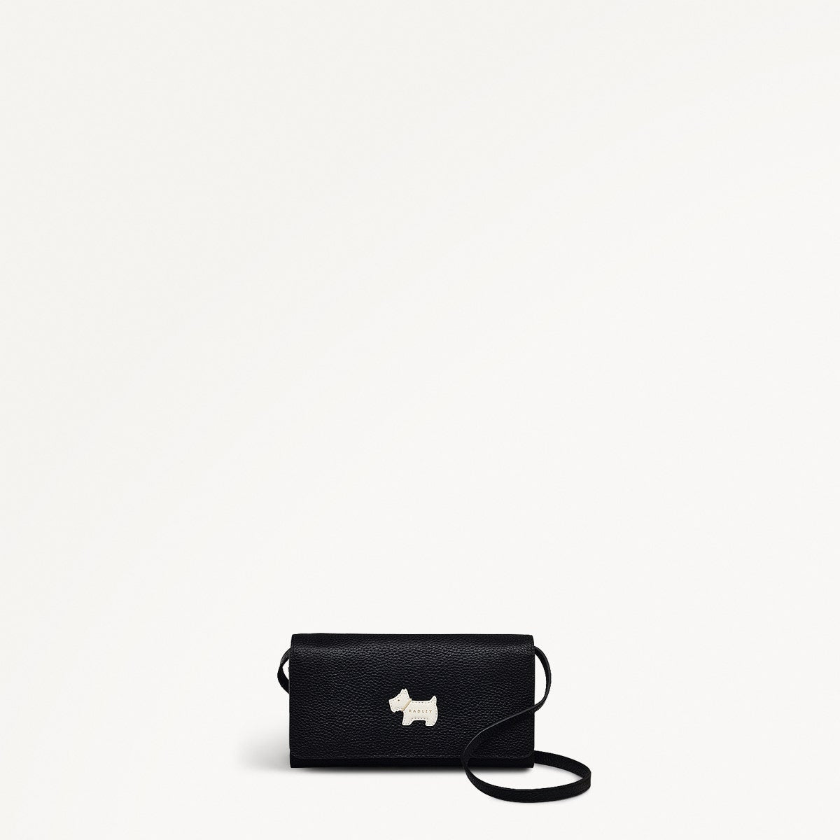 Loyal Radley Leather Large Phone Cross Body Bag in Black - 111879