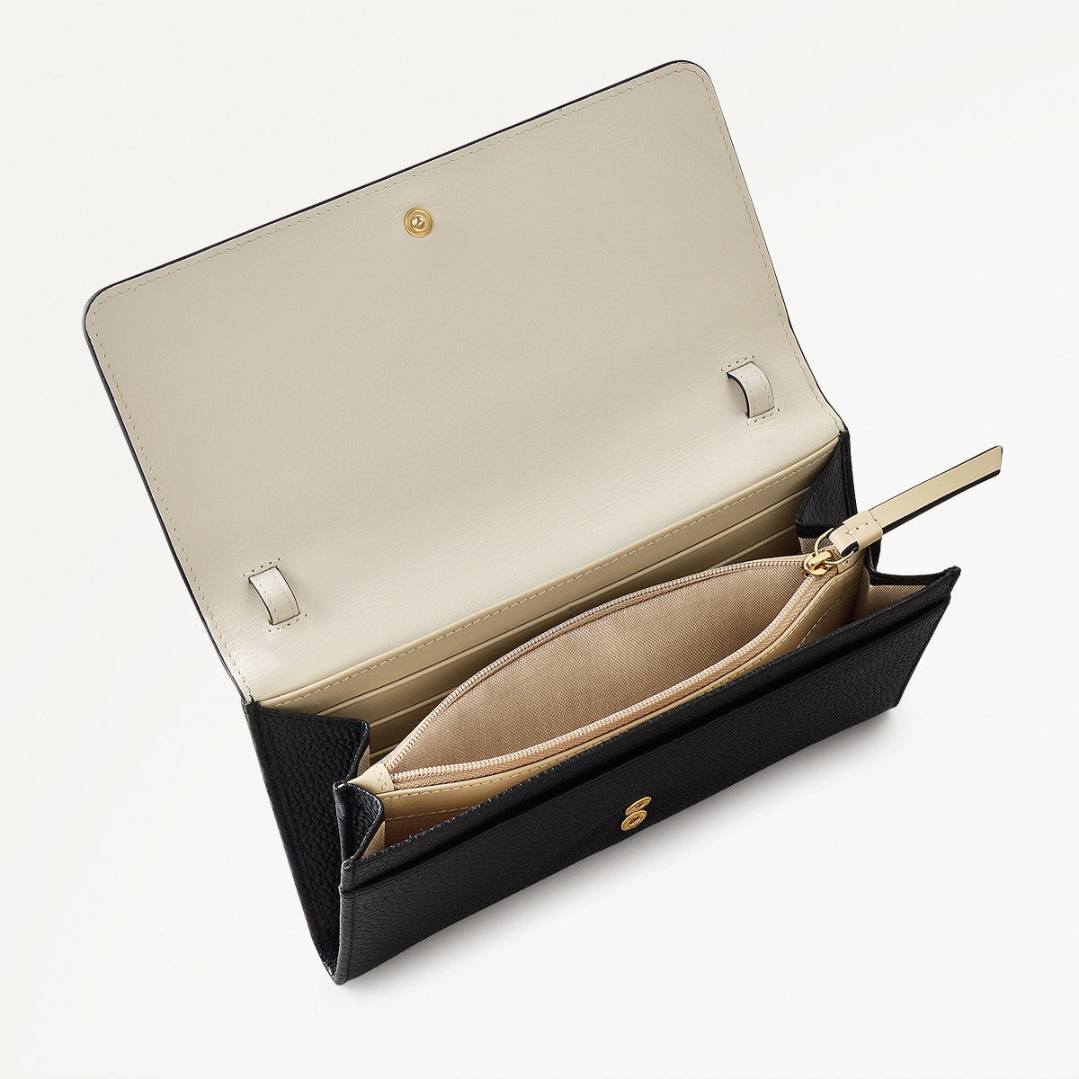 Loyal Radley Leather Large Phone Cross Body Bag in Black - 111879