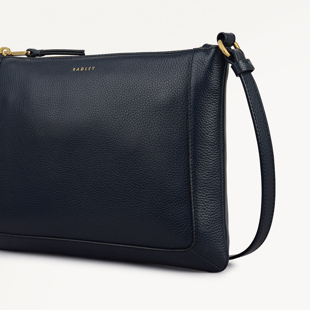 Kew Way Small Ziptop Cross Body Ink - 111882