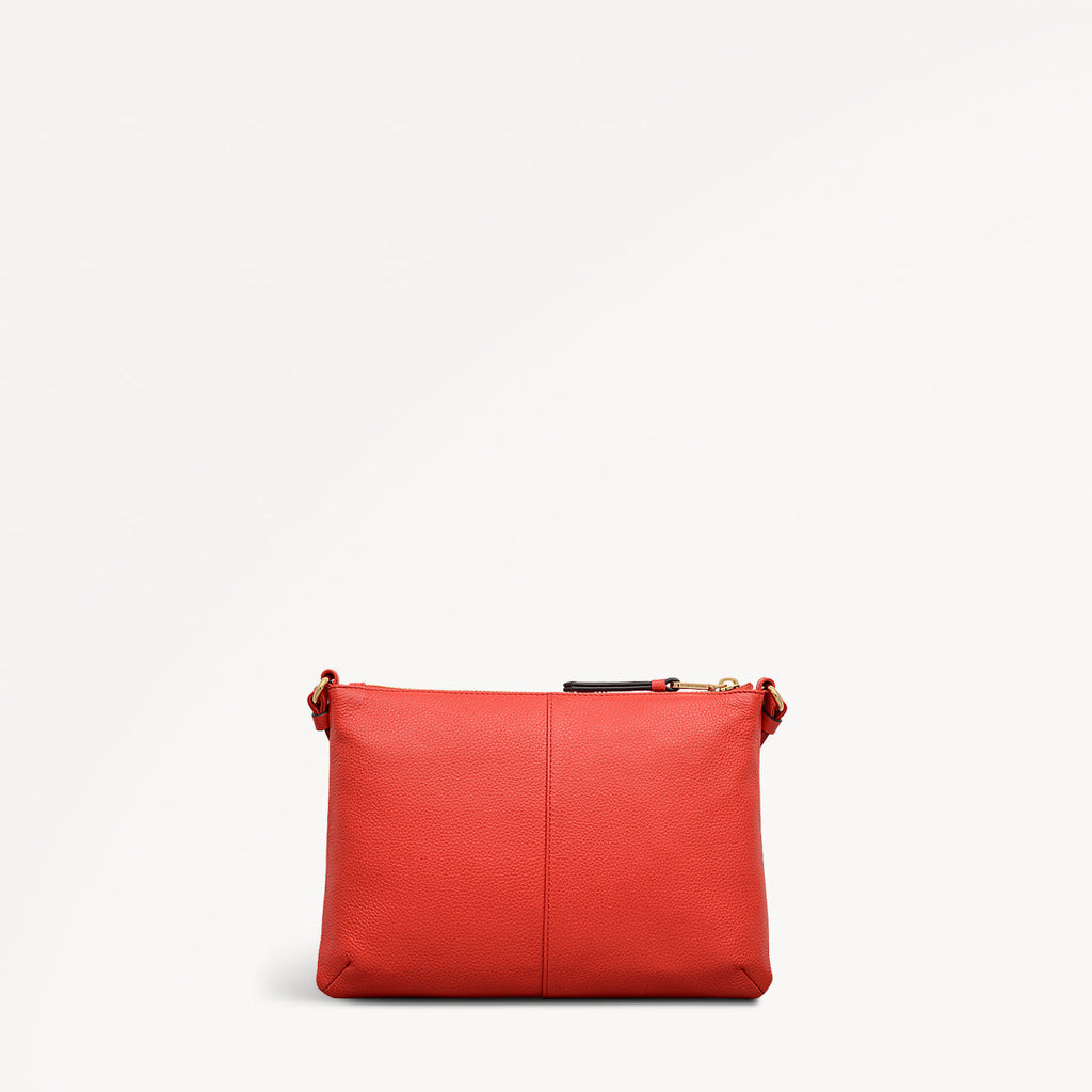 Kew Way Small Ziptop Cross Body Luscious Red - 111884