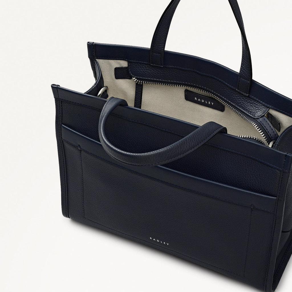 Alba Place Small Ziptop Grab Ink - 111906