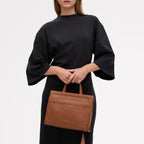 Alba Place Small Ziptop Grab Indus Tan - 111907