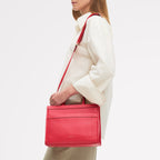 Alba Place Small Ziptop Grab Luscious Red - 111909