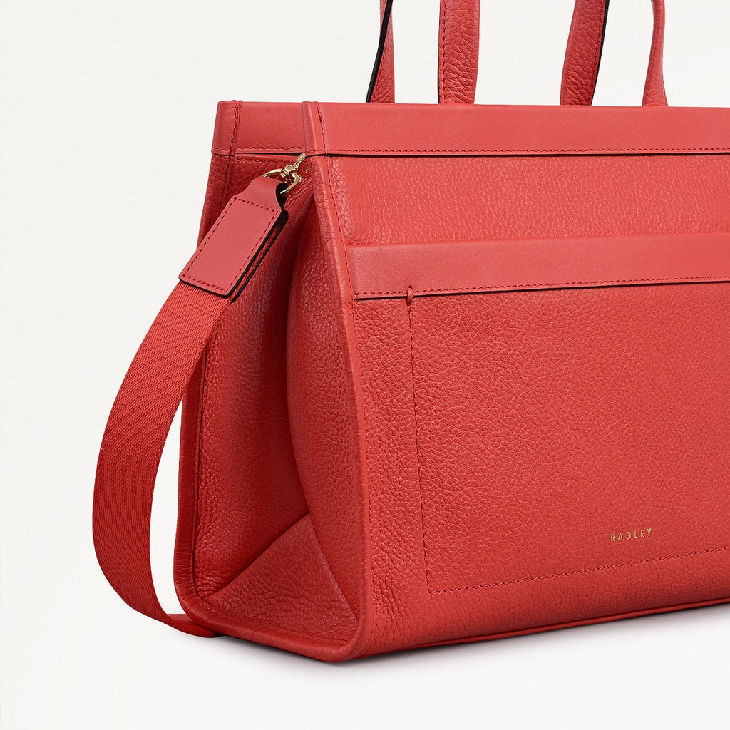 Alba Place Small Ziptop Grab Luscious Red - 111909