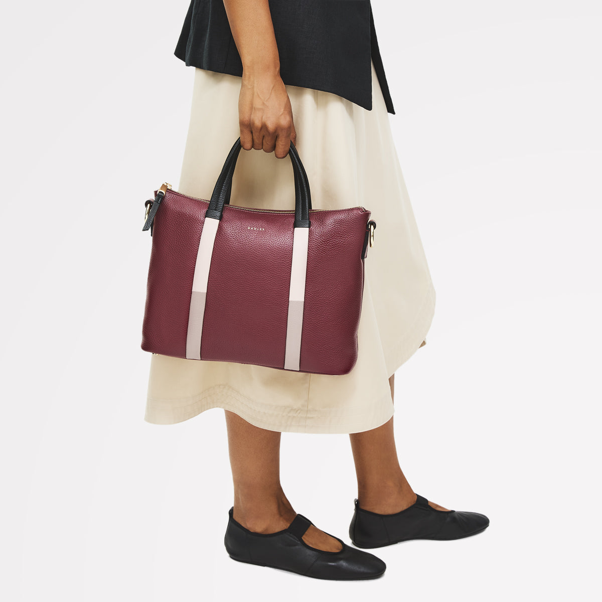 Waterloo Way Medium Ziptop Grab Merlot - 111918