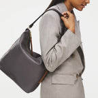 Waterloo Way Medium Ziptop Shoulder Thunder - 111926