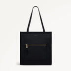 Alba Place - Logo Medium Ziptop Tote Black - 111936