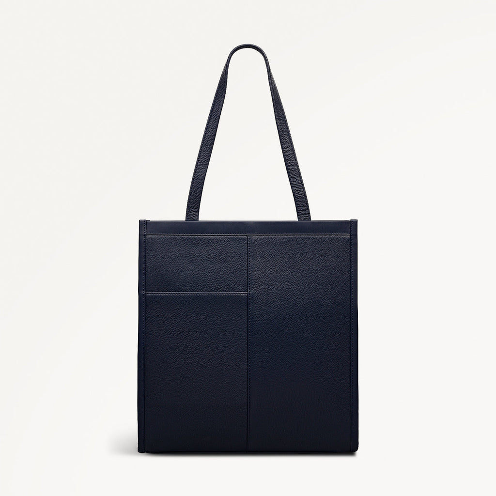 Alba Place - Logo Medium Ziptop Tote Ink - 111937
