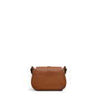 Lulworth Road Leather Mini Flapover Cross Body Bag in Indus Tan - 111949