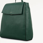 Pickwick Leather Medium Flapover Backpack in Cedar - 111955