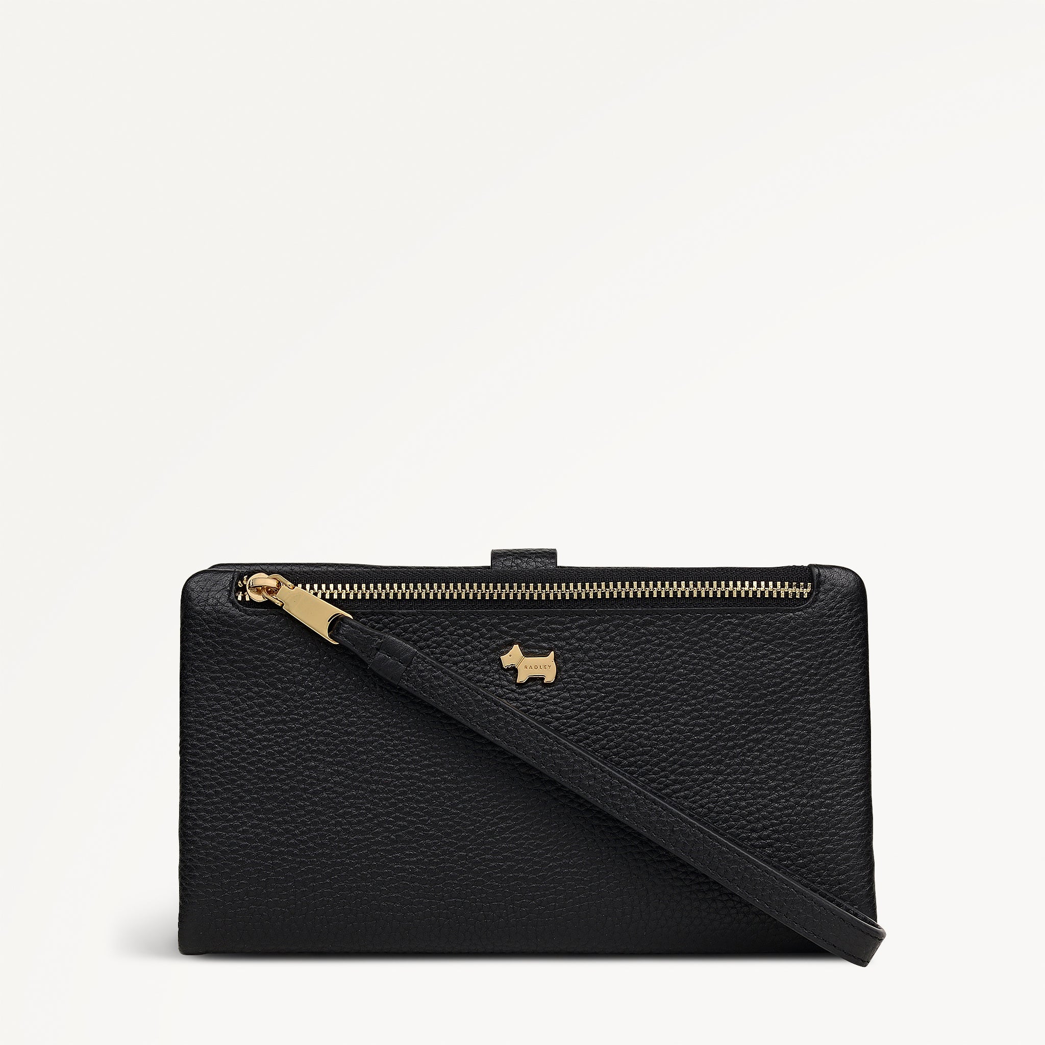 Pickwick Leather Large Phone Wristlet in Black - 111996