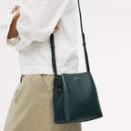 Dukes Place Leather Small Compartment Cross Body Bag in Teal - 112123